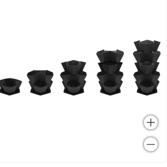 5-Tier Stackable Planter by Multy Stackable Gaden Tower for Flowers, Vegetables - Picture 7 of 7